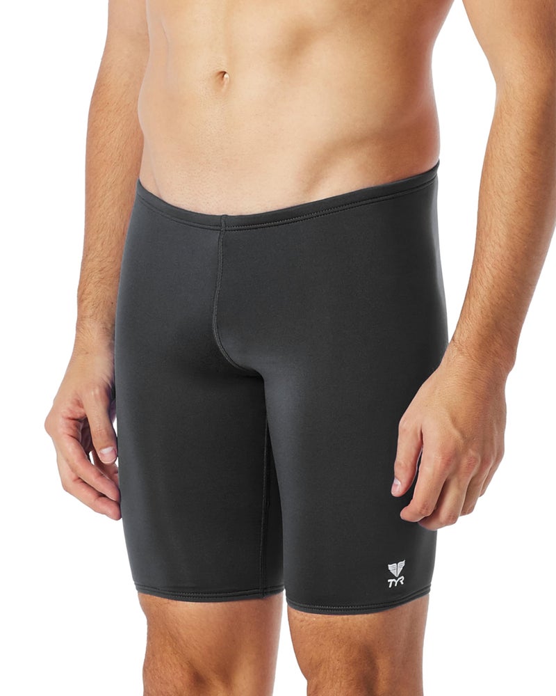 TYR Men's Standard Durafast One Jammer Swimsuit, Black, 30 - Image 1