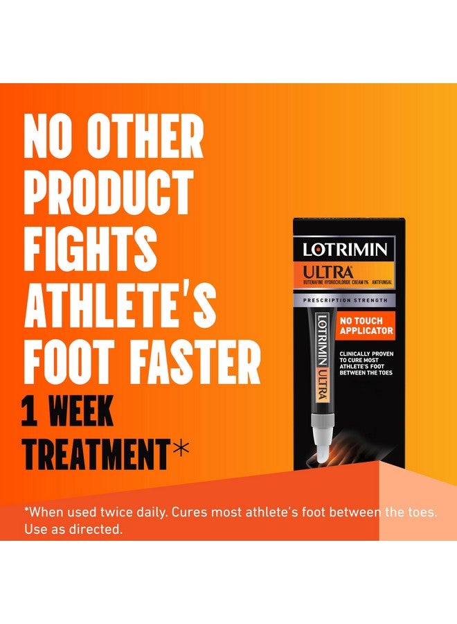 Lotrimin Lotrimin Ultra with No Touch Applicator,1 Week Athlete's Foot Treatment Cream. Prescription Strength Butenafine Hydrochloride 1%,Cures Most Athlete’s Foot Between Toes,Antifungal,0.7 oz (20 Grams) - Image 2