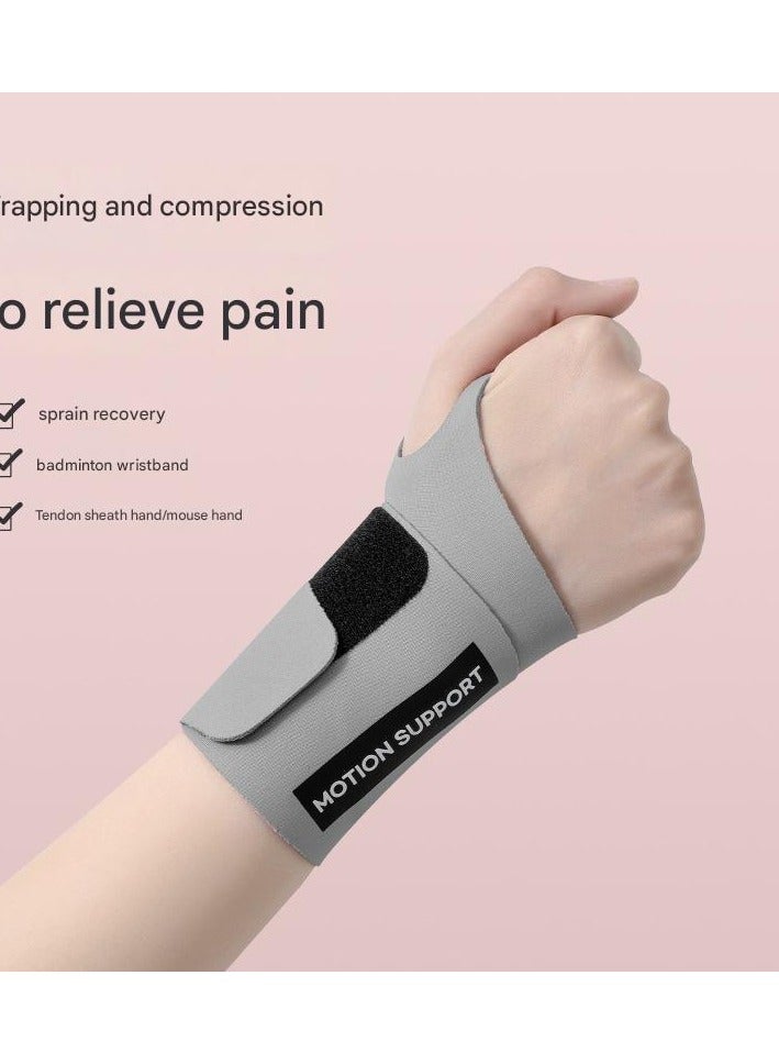 Generic Sports Wristband For Women Thin Design Twisted Wrist For Men Tendon Sheath For Fitness Badminton Tennis Sweat Absorbing Special Wrist Cover For Summer - Image 1