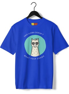 Kozi Funny T-Shirt Llama Drama Oversize Unisex 