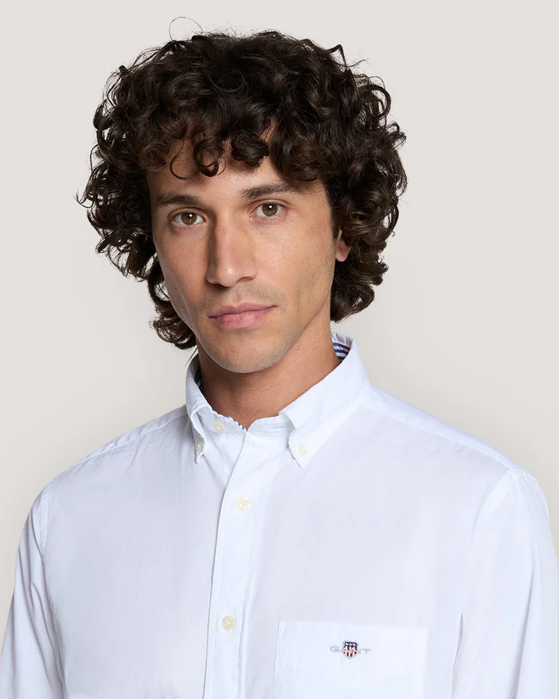 GANT Gant Men’S Poplin Shirt With Buttondown Collar