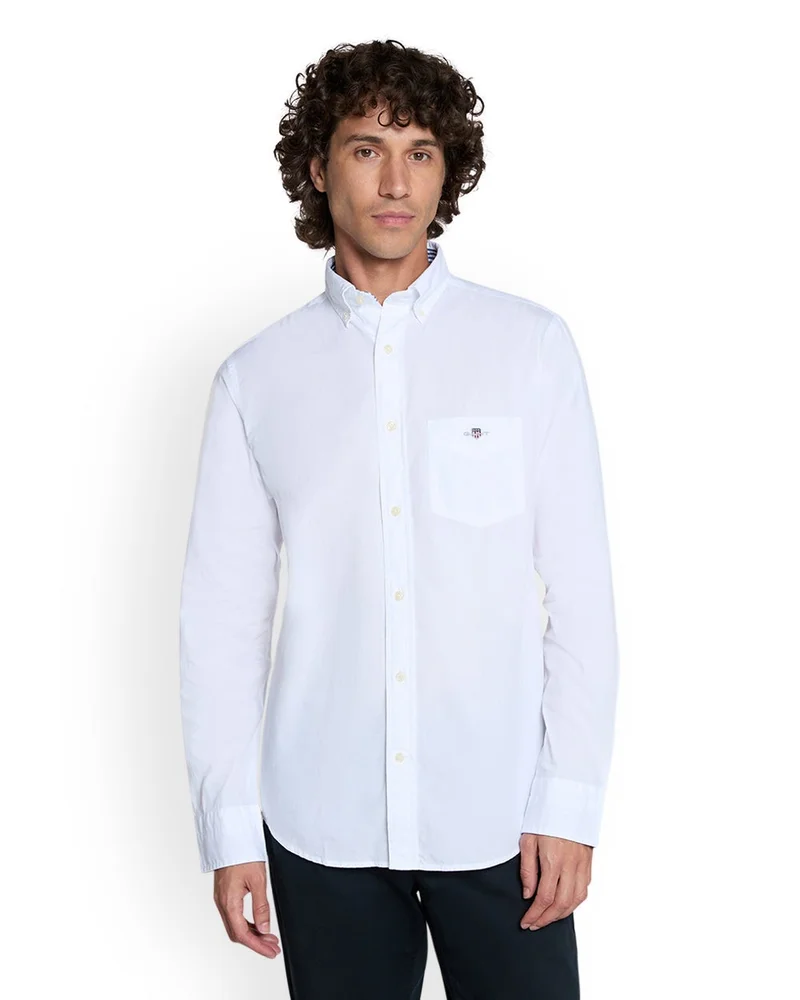 GANT Gant Men’S Poplin Shirt With Buttondown Collar