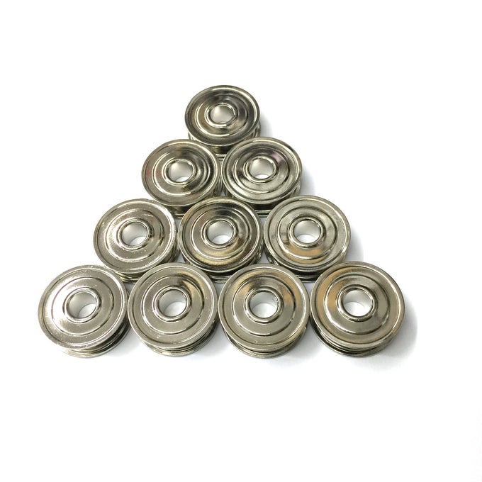 10 METAL BOBBINS FOR KENMORE WHITE SEWING MACHINES BOBBIN 744