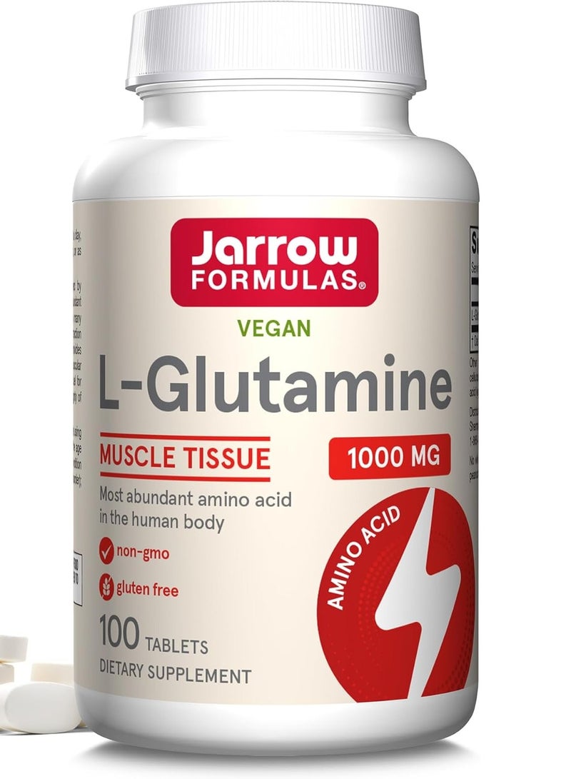 جارو فورملاز مكمل غذائي إل-جلوتامين ١٠٠٠ مجم لأنسجة العضلات، حمض أميني متعدد الوظائف، يدعم المناعة، ١٠٠ كبسولة جيلاتينية ١٠٠ حصة - Image 1