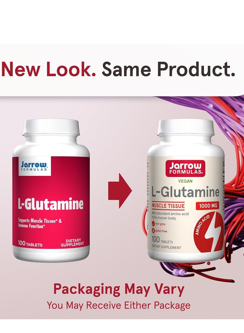 جارو فورملاز مكمل غذائي إل-جلوتامين ١٠٠٠ مجم لأنسجة العضلات، حمض أميني متعدد الوظائف، يدعم المناعة، ١٠٠ كبسولة جيلاتينية ١٠٠ حصة - Image 2