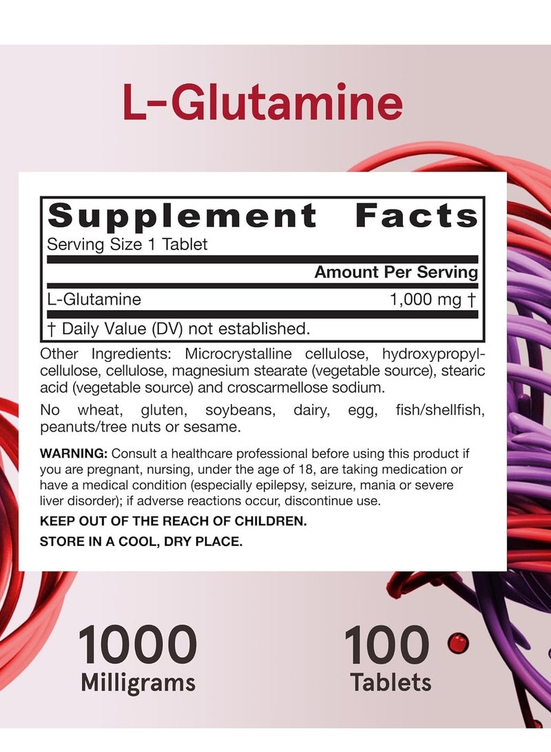 جارو فورملاز مكمل غذائي إل-جلوتامين ١٠٠٠ مجم لأنسجة العضلات، حمض أميني متعدد الوظائف، يدعم المناعة، ١٠٠ كبسولة جيلاتينية ١٠٠ حصة - Image 4
