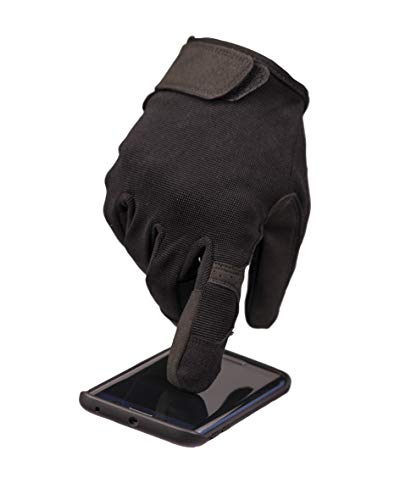 Mil-Tec Men's Touch Gloves Black size L - Image 1