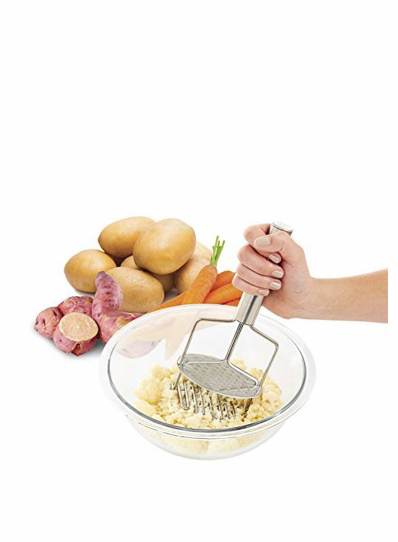 SYOSI Dual-Action Potato Masher and Ricer - Image 2
