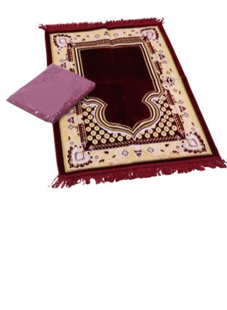 أحمر/بيج
