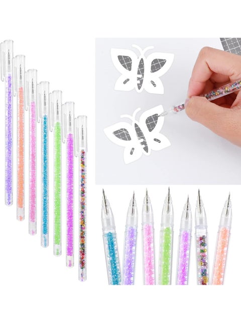 14Pcs Craft Cutting Tools Precision Cutter Safety Carving Paper Student Utility Knife Pen Hobby Knife Fine Point Pen for DIY Drawing Scrapbooking