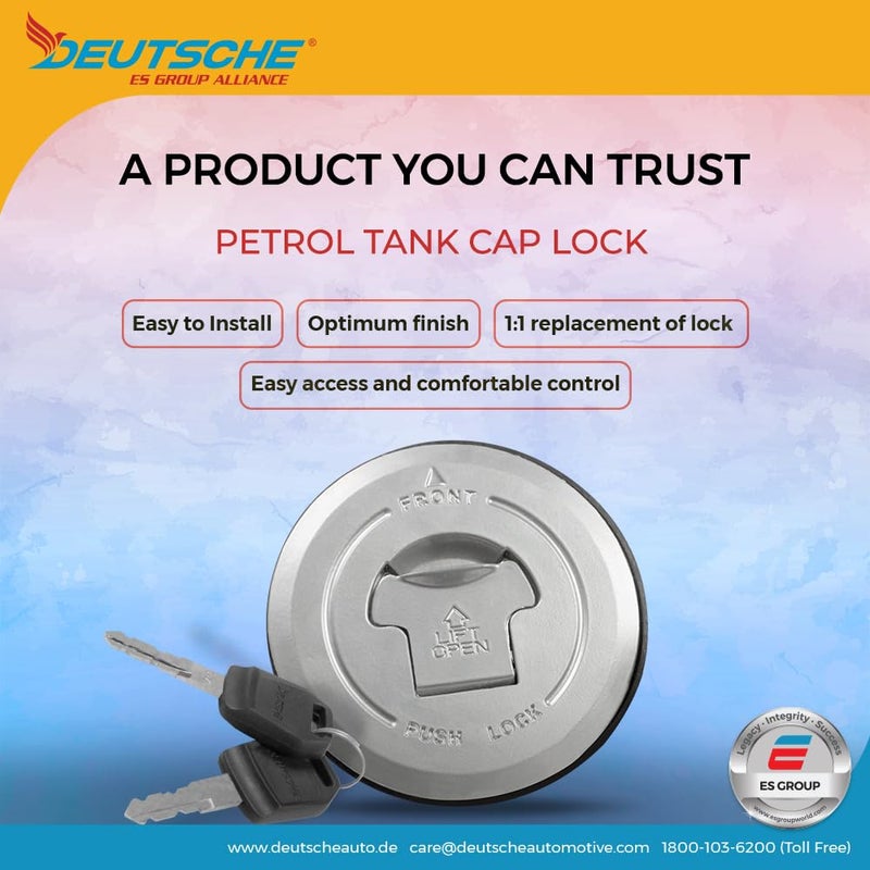 Deutsche Petrol Tank Lock fit for TVS Super XL - Image 4