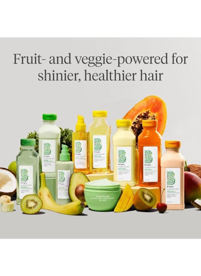 Briogeo - Superfoods Avocado & Kiwi Mega Moisture 3 in 1 Leave in Conditioner | Moisturizes, detangles and protects against UV rays | Vegan, phthalate and paraben free | 170 ml - Image 1