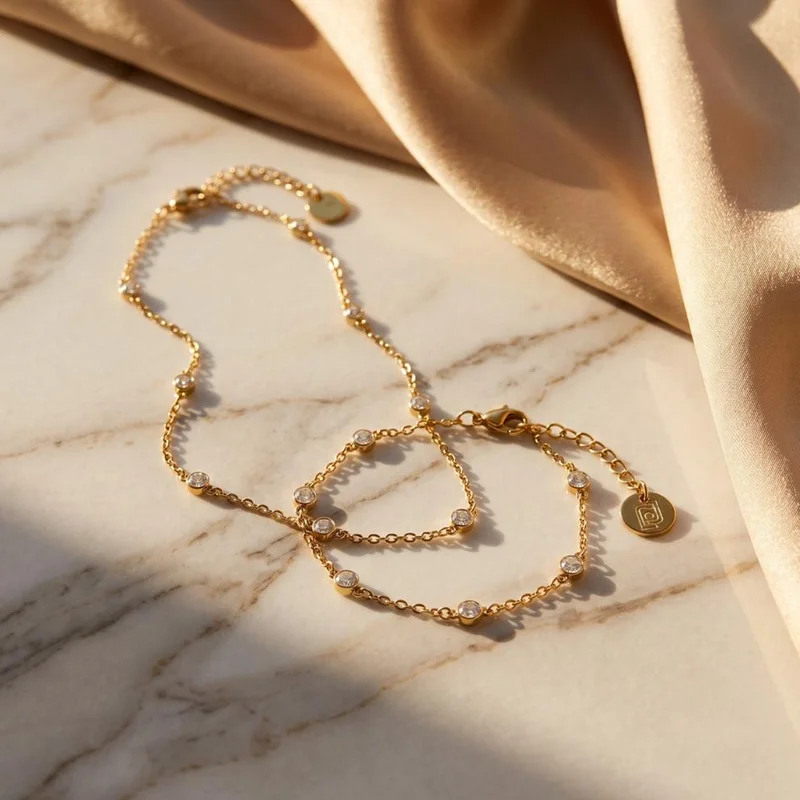 Liu Jo Liu Jo Cairo Jewelry Set – Bracelet and Necklace – Silver