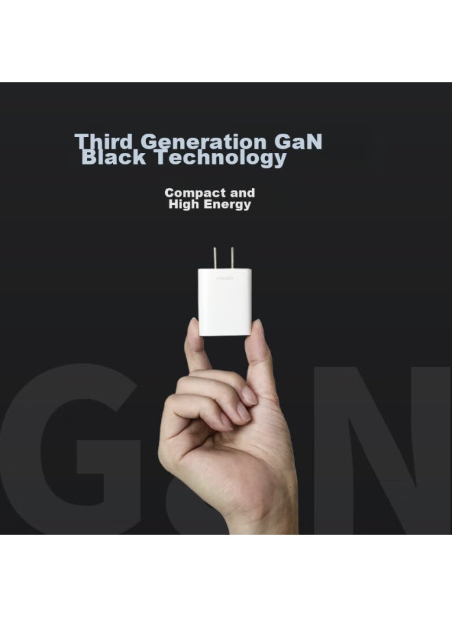 Cuktech 30w Gallium Nitride Pd Charger + C-c Data Cable Set, 30w Compatible With 20w Fast Charging, Suitable For Apple 15/16 Tablets, Xiaomi Ipad, Zmi, Set - Image 2