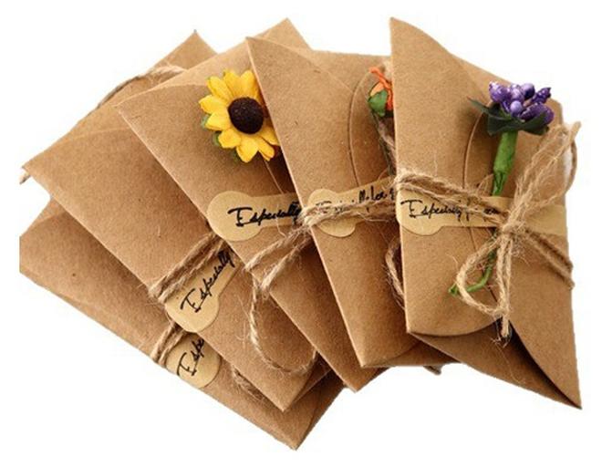 4 عبوات بطاقة شكر بنمط الزهور بطاقة تهنئة مصنوعة يدوياً لبطاقة تهنئة بنمط الزهور لمهرجان عيد الميلاد - Image 1