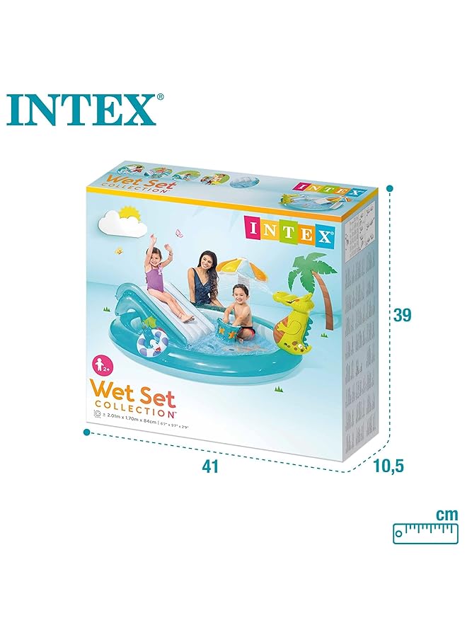 INTEX Gator Play Center Blue And White - Image 4