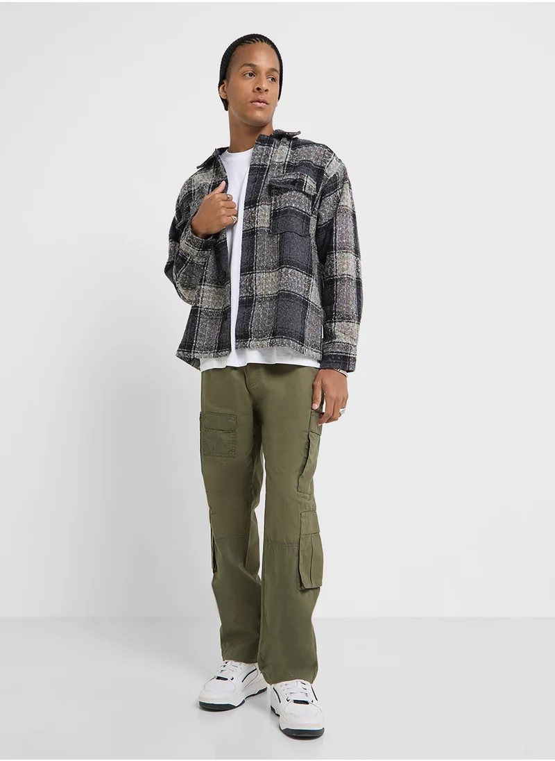 JACK & JONES Jorroxbury Check Regular Fit Overshirt