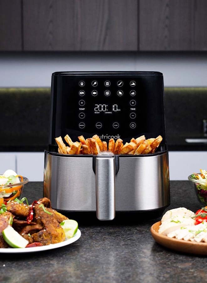 nutricook Rapid Air Fryer 3.6 L 1500 W NC-AF204 Black / Silver - Image 3