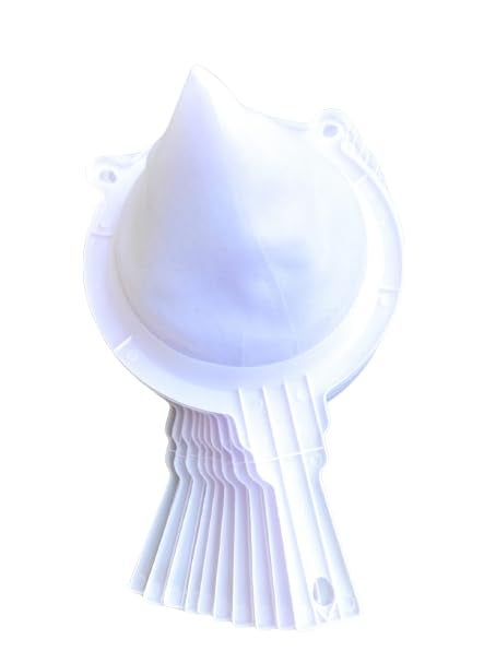 Hookcart Hookcart Plastic Double Mesh Milk Water Strainer for Kitchen White Pack of 10  - Image 1