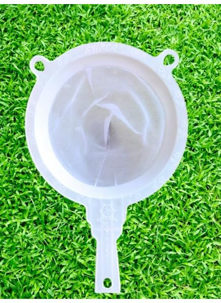 Hookcart Hookcart Plastic Double Mesh Milk Water Strainer for Kitchen White Pack of 10  - Image 5