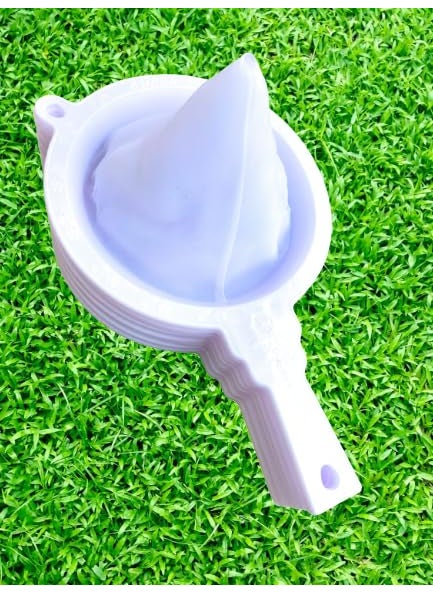 Hookcart Hookcart Plastic Double Mesh Milk Water Strainer for Kitchen White Pack of 10  - Image 3