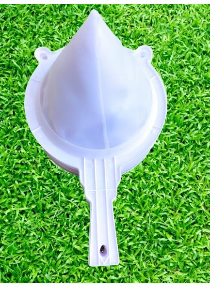 Hookcart Hookcart Plastic Double Mesh Milk Water Strainer for Kitchen White Pack of 10  - Image 4