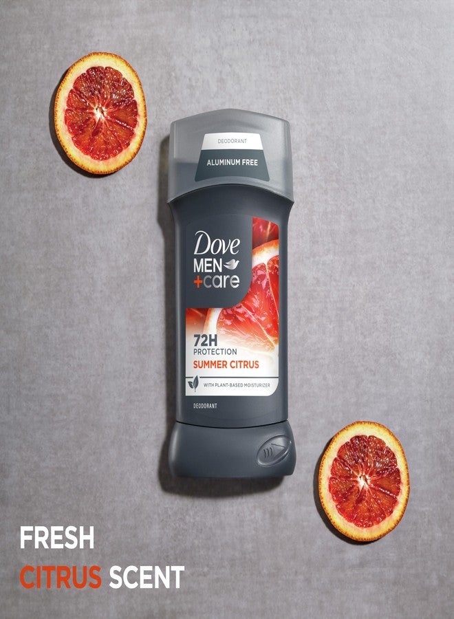 Dove Men+Care DOVE MEN + CARE Aluminum Free Deodorant for Men 3 Pack Summer Citrus Deodorant for Men 3 oz - Image 4