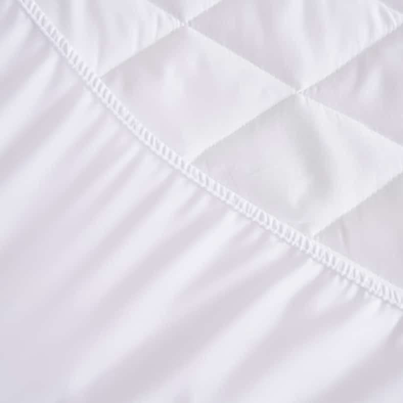 Pan Home Microfibre Waterproof Mattress Protector 200x200+33cm-White - Image 2