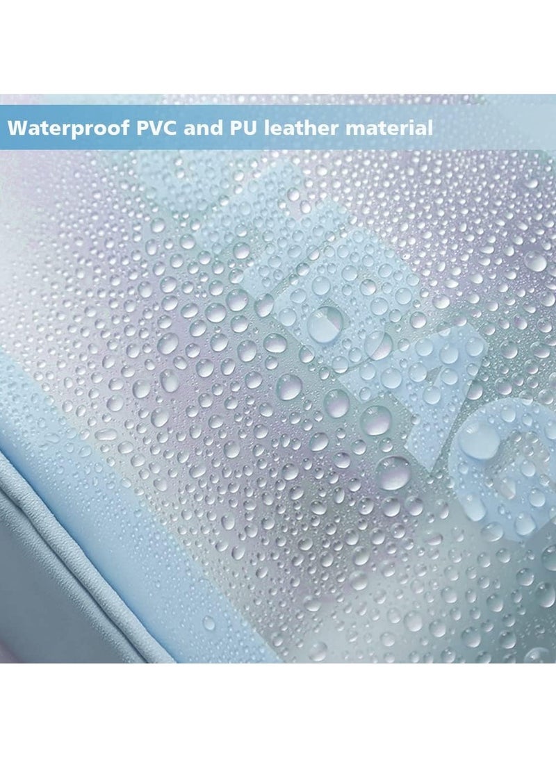 Tediline Travel Cosmetic Bag Set of 3 Waterproof Wash Bags, Blue – Small, Medium, and Large Travel Toiletry Bags for Makeup, Toiletries, and Accessories - Image 4