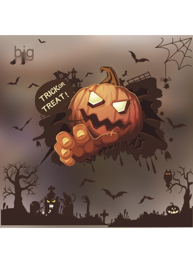 NIBEMINENT New Halloween Static Cling Stickers - Charming Festive Decorations