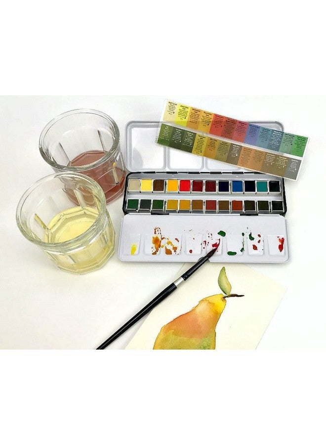 دانيال سميث مجموعة مقلاة ملونة مصبوبة يدويًا مع صندوق معدني إضافي ونصف مقالي فارغة 24 وحدة (عبوة من 1) - Image 4