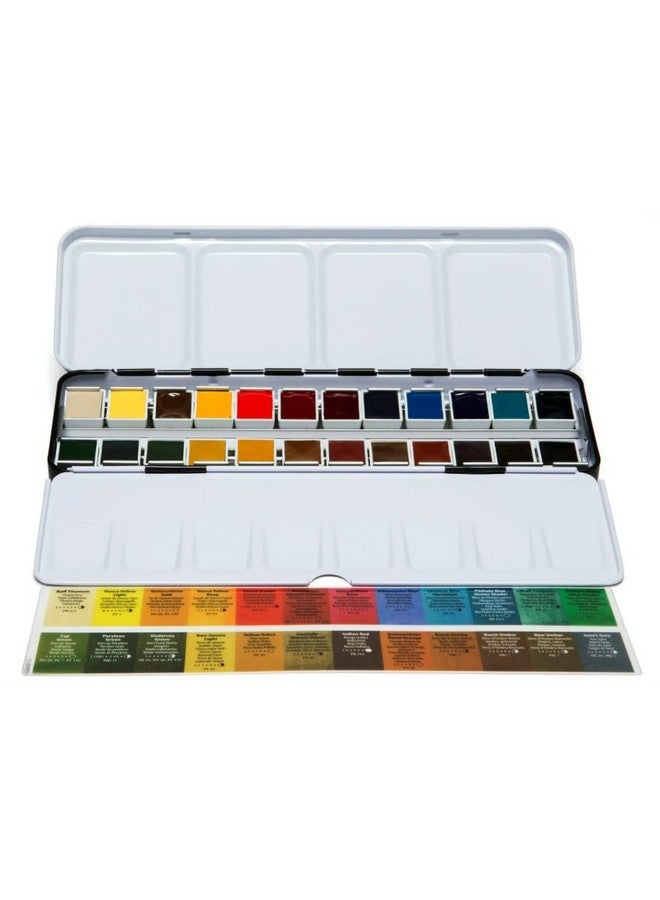 دانيال سميث مجموعة مقلاة ملونة مصبوبة يدويًا مع صندوق معدني إضافي ونصف مقالي فارغة 24 وحدة (عبوة من 1) - Image 3