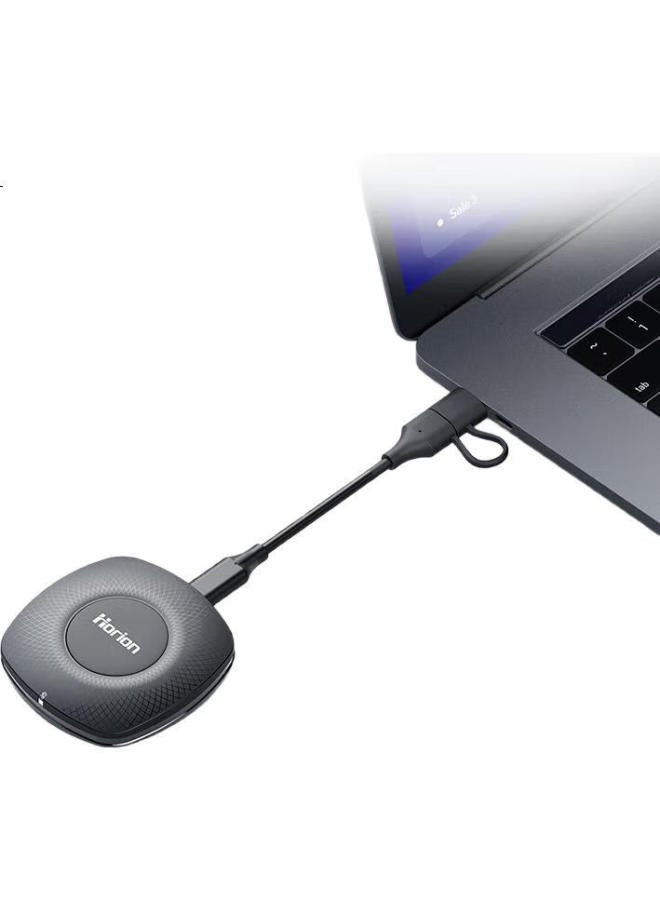 Horion Haoli Wireless Screen Mirroring Device, Hdmi Cable, 4K High-Definition Transmission, Screen Sharing Tool, Suitable For Office And Home Use, Compatible With Apple And Android Phones, Connects To Monitors And Projectors, No Network Required, Hg-1S - Image 2