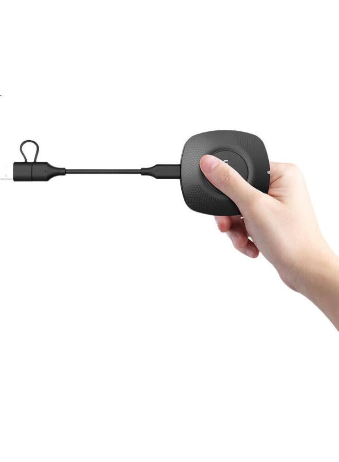 Horion Haoli Wireless Screen Mirroring Device, Hdmi Cable, 4K High-Definition Transmission, Screen Sharing Tool, Suitable For Office And Home Use, Compatible With Apple And Android Phones, Connects To Monitors And Projectors, No Network Required, Hg-1S - Image 1
