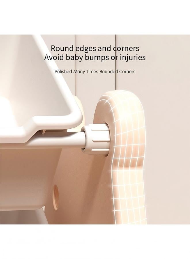 فيركو منظم تخزين ألعاب فاخر للأطفال بثلاثة مستويات، صناديق تخزين للأطفال وصناديق ألعاب، رف تخزين ألعاب للأطفال، منظم تخزين للأطفال الصغار، منظم صناديق الألعاب - Image 4