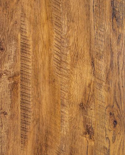 Erfoni 17.7" x 197" Brown Wood Wallpaper Faux Wood Grain Contact Paper Vintage Wood Peel and Stick Wallpaper Waterproof Self Adhesive Wall Paper Removable Wallpaper Decoration Shelf Liner Vinyl - Image 5