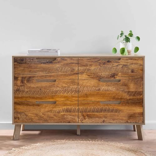 Erfoni 17.7" x 197" Brown Wood Wallpaper Faux Wood Grain Contact Paper Vintage Wood Peel and Stick Wallpaper Waterproof Self Adhesive Wall Paper Removable Wallpaper Decoration Shelf Liner Vinyl - Image 2
