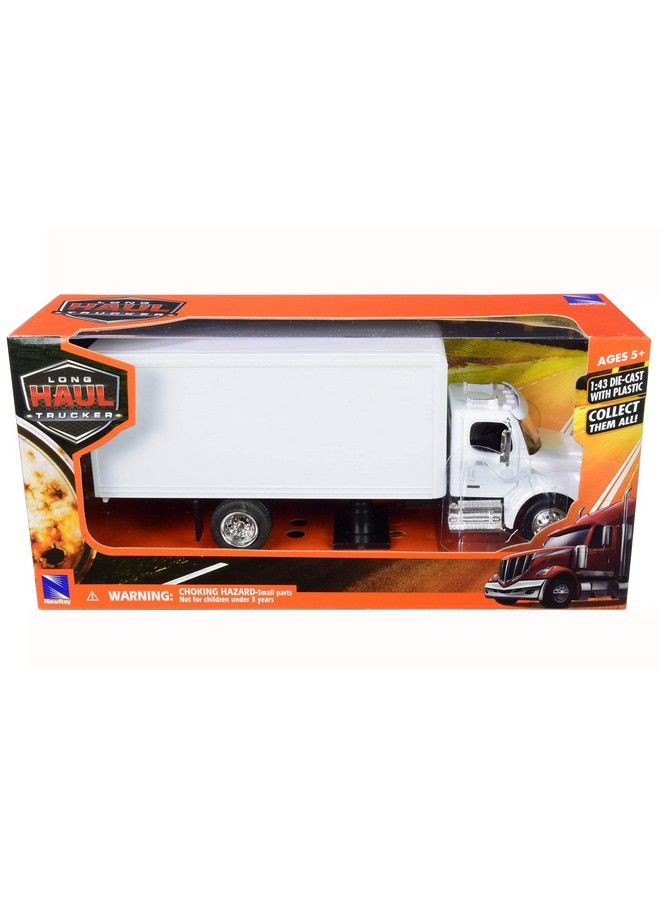 New-Ray Freightliner Utility M2 Box Truck White 1/43 By New Ray 16003 By New Ray - Image 2