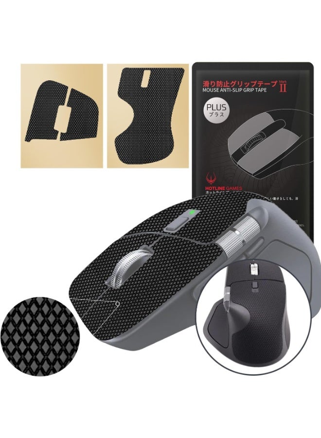 HOTLINE GAMES Mouse Anti-Slip Grip Tape for Logitech MX Master 4 – Premium Sweat-Resistant Mouse Grip Skins, Precision-Cut, Easy to Apply - Image 1