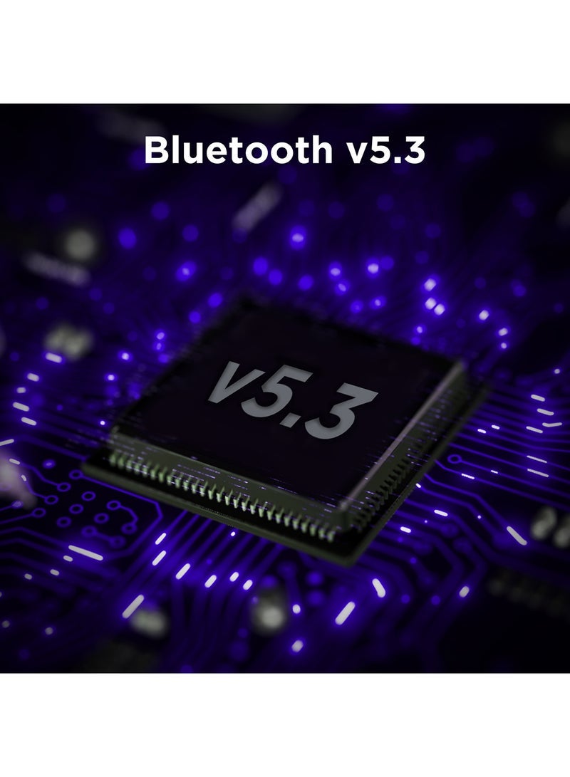 Airdopes 131 PRO Wireless Earbuds – 11mm Dynamic Drivers, 45Hrs Total Playback, ASAP Fast Charging, Quad Mic with ENx Environmental Noise Cancellation, Low Latency, IPX5 Water Resistant – Royal Blue - Image 4