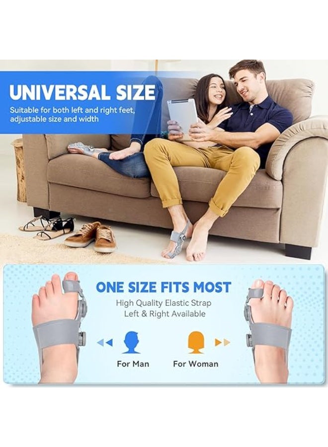 Toe Separator – Adjustable 360° Bunion Corrector – Relieves Big Toe Pain & Improves Foot Alignment - Image 3