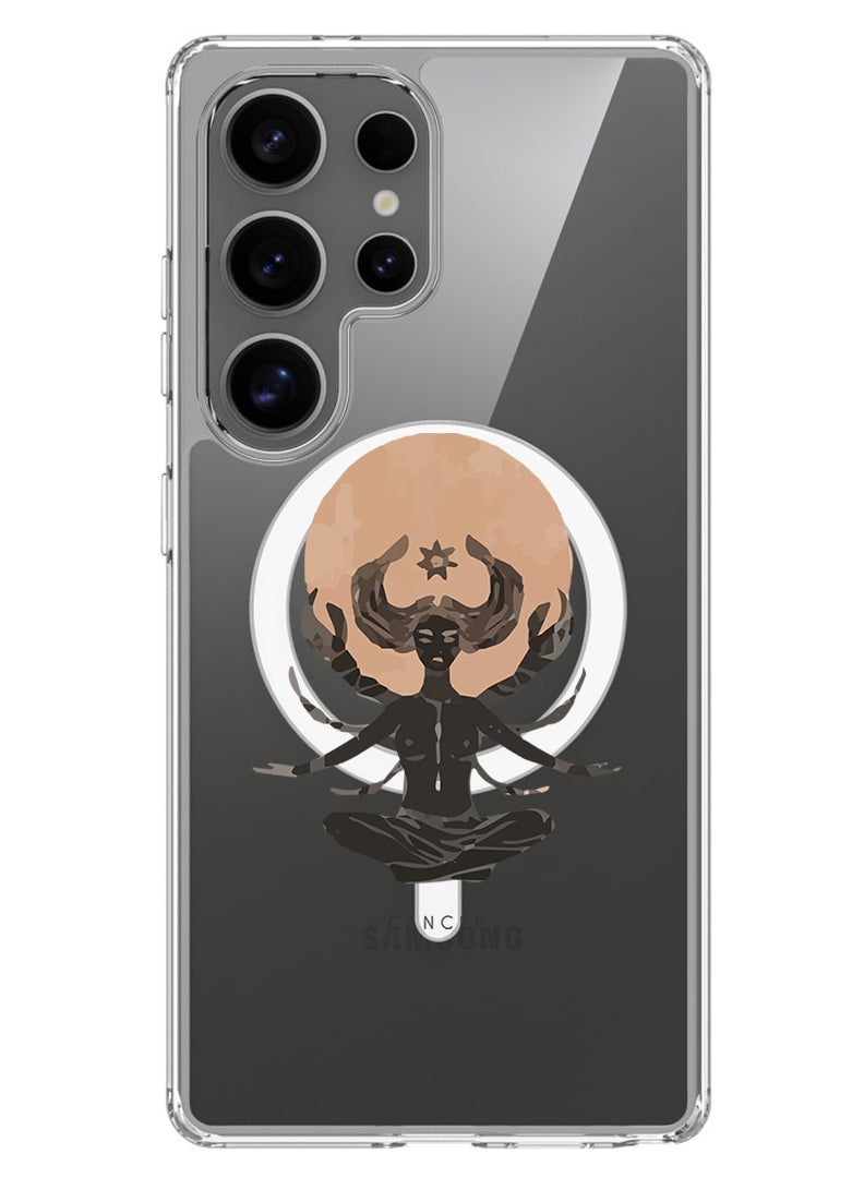 Theodor Magnetic Case for Samsung Galaxy S25 Ultra 6.9-inch Compatible with MagSafe Wireless Charging, Shockproof Phone Bumper Cover Cancer - Image 1