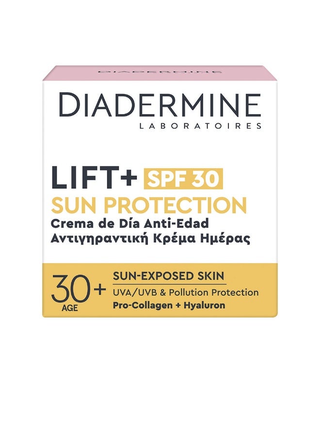 Diadermine Lift + Sun Protection SPF30 Anti-Wrinkle Day Cream 50ml - Image 1