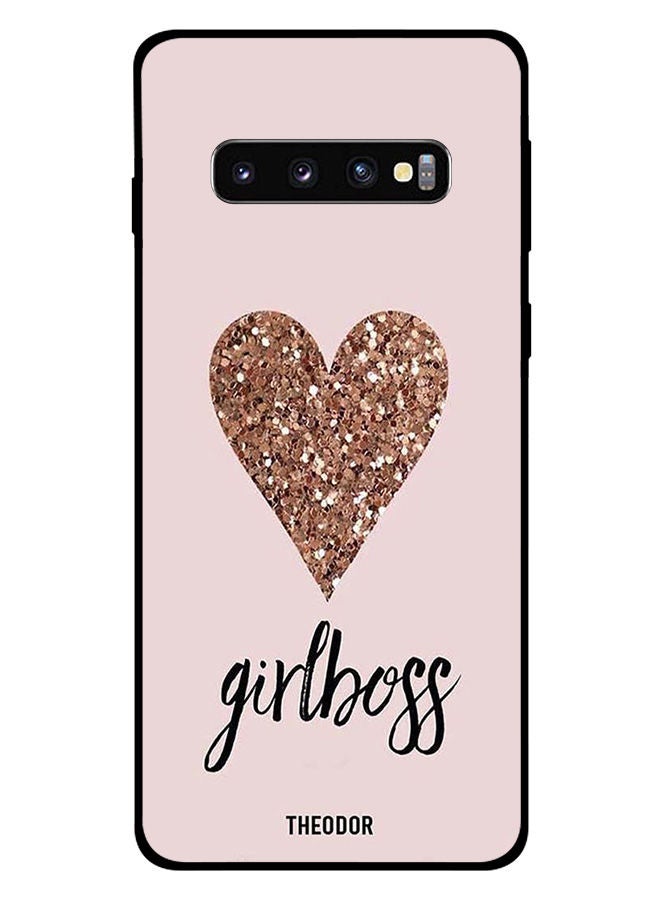 Theodor Protective Case Cover For Samsung Galaxy S10 Plus Girls Boss & Heart - Image 1