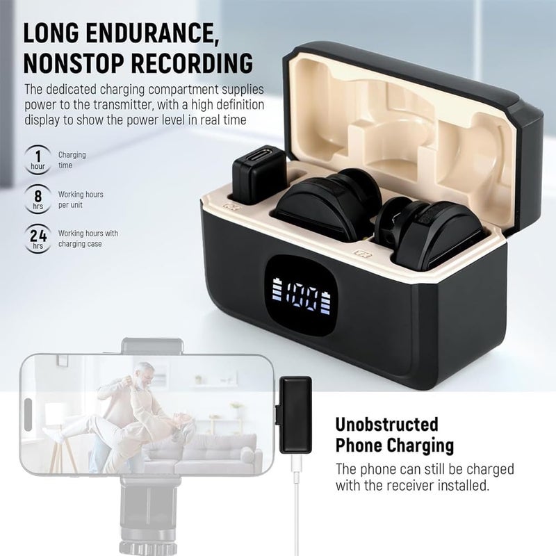 Trands ANC Wireless Microphone TR-MIC869 with Charging Case - Image 5