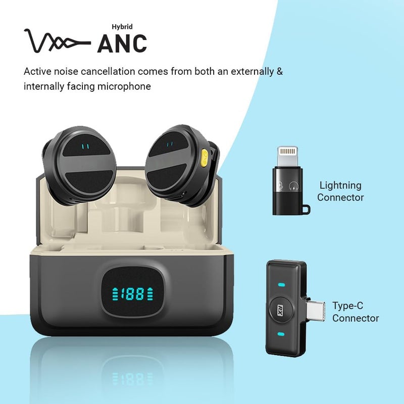 Trands ANC Wireless Microphone TR-MIC869 with Charging Case - Image 4