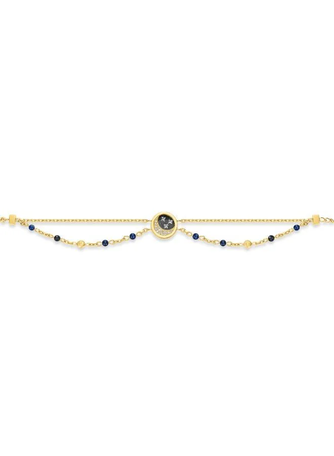 CERRUTI 1881 Elettra  Navy Sandstone Crystals Bracelet