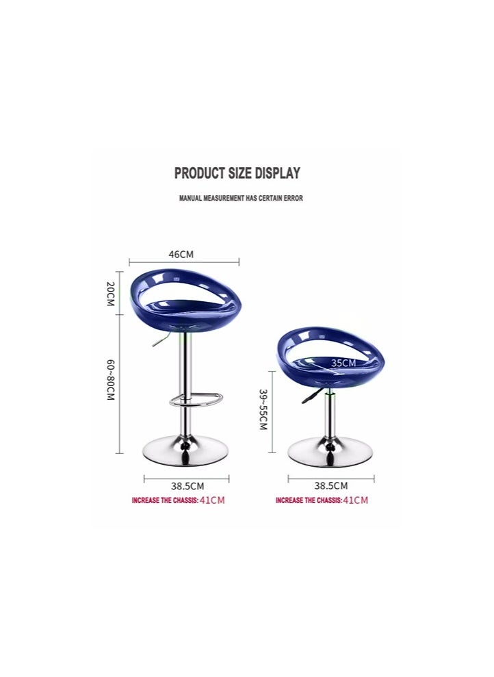 CAMA Fiber bar chair with a modern design, blue color from Cama  - Image 5