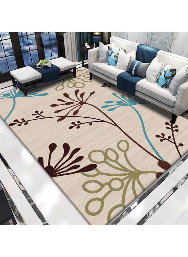 Loquat Machine Washable Classical Carpets Made Of Synthetic Fibers