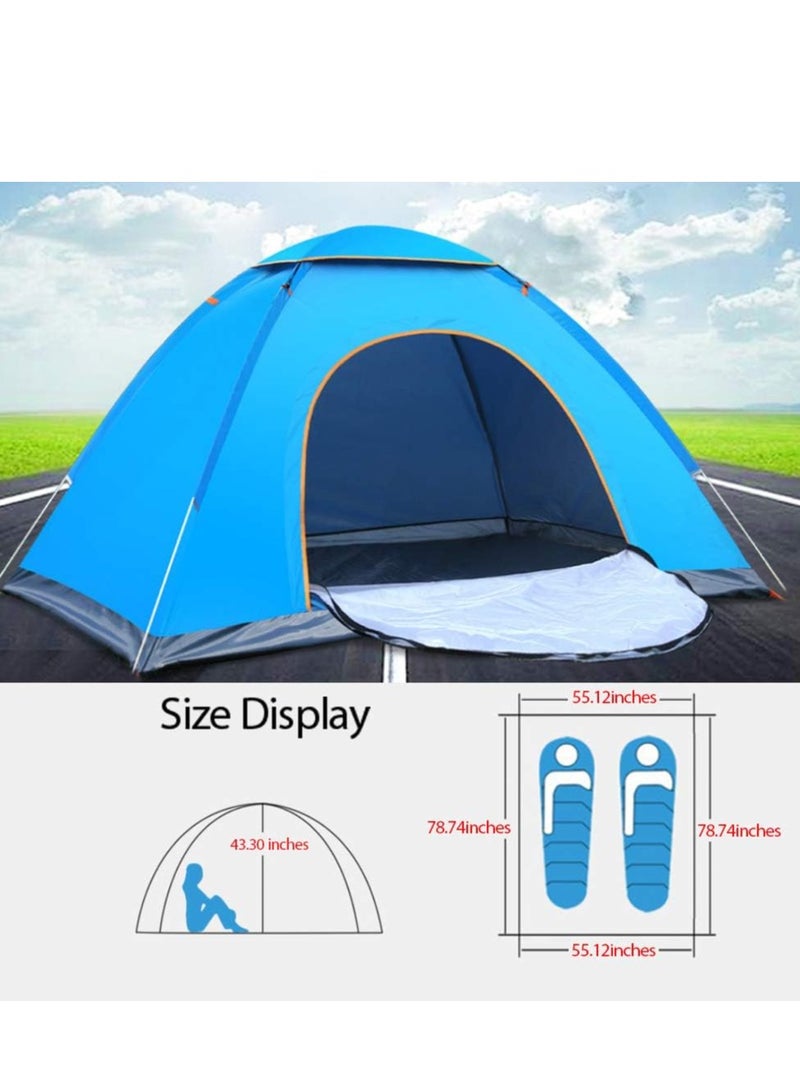 Waterproof Instant Pop Up Tent 2-3 Person Camping Tent, Instant Set Up, Outdoor Hiking Backpacking Tent Shelter - Image 5
